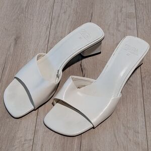 ZARA White Sandals